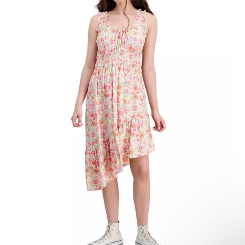 Floral Asymmetrical Hem Dress size XL